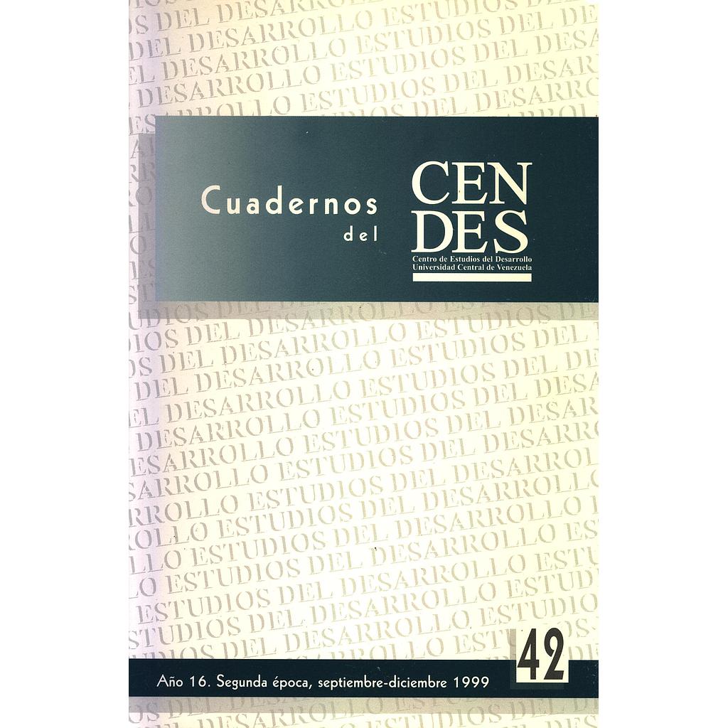Cuadernos del CENDES N°42/1999