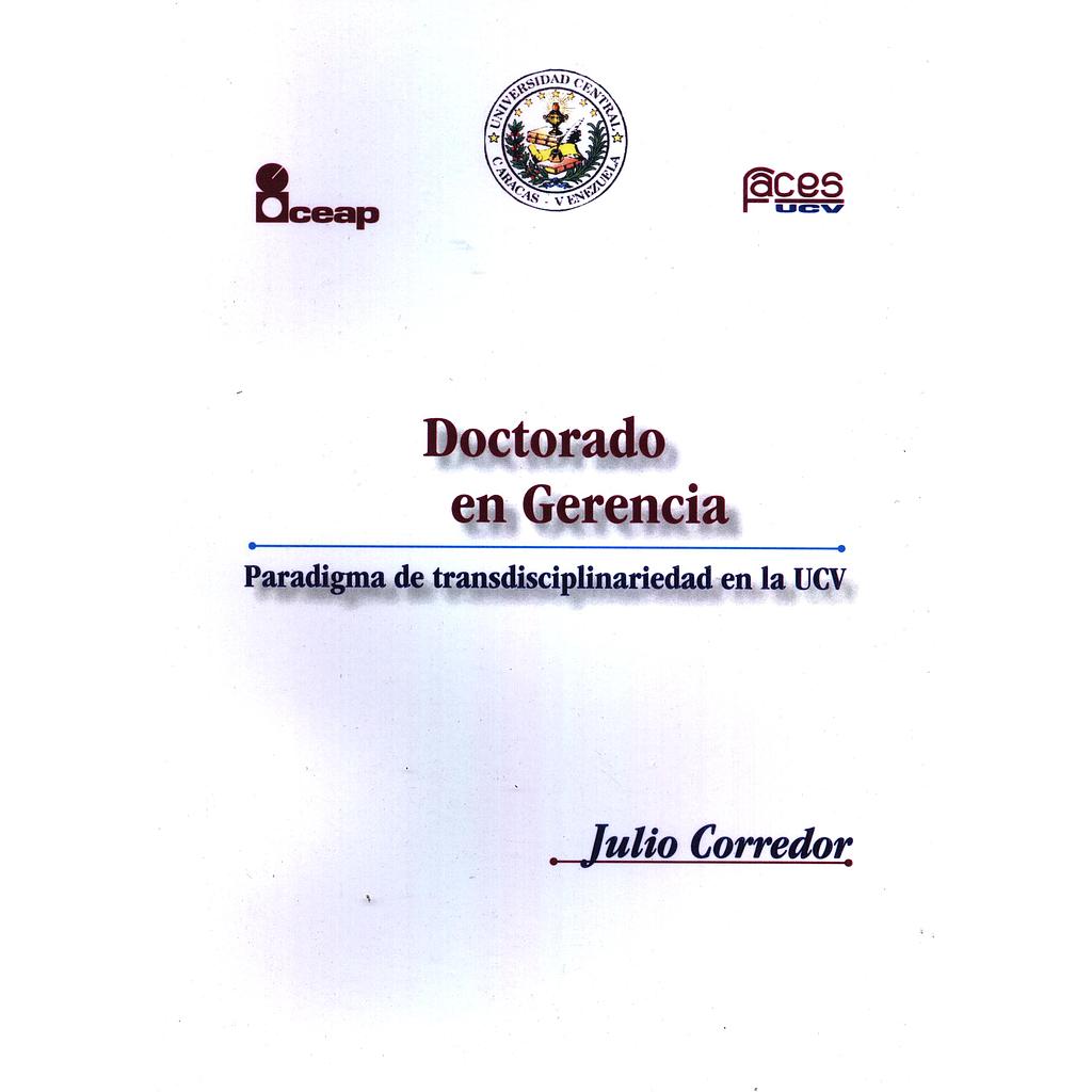 Doctorado en Gerencia. Paradigma de transdisciplinariedad