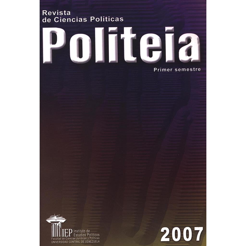 Politeia N°38/2007