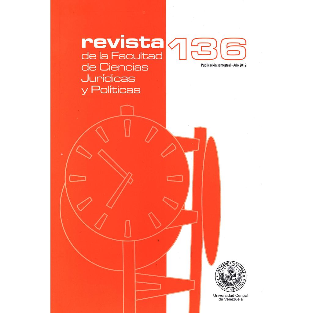Revista de la Facultad de Ciencias Juridica N°136/ Jun 2012