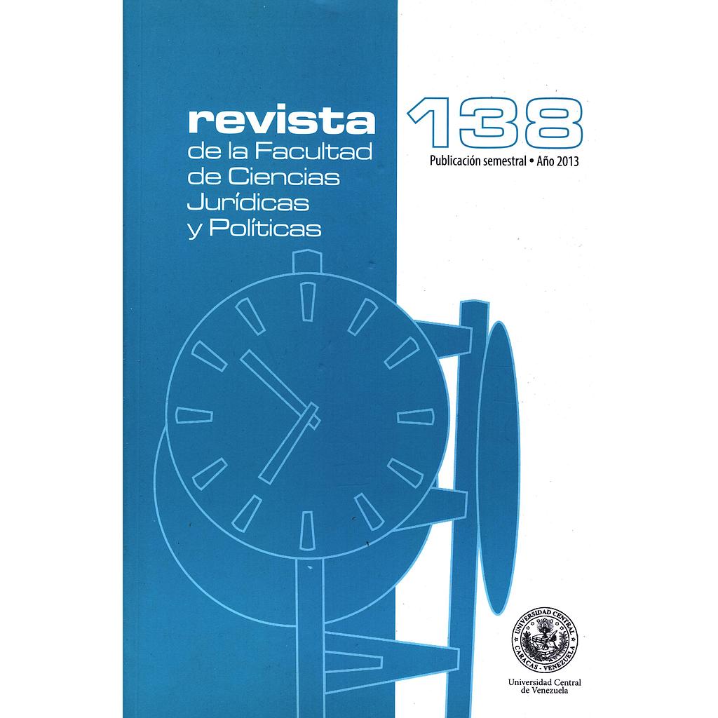 Revista de la Facultad de Ciencias Jurídica N°138/2013
