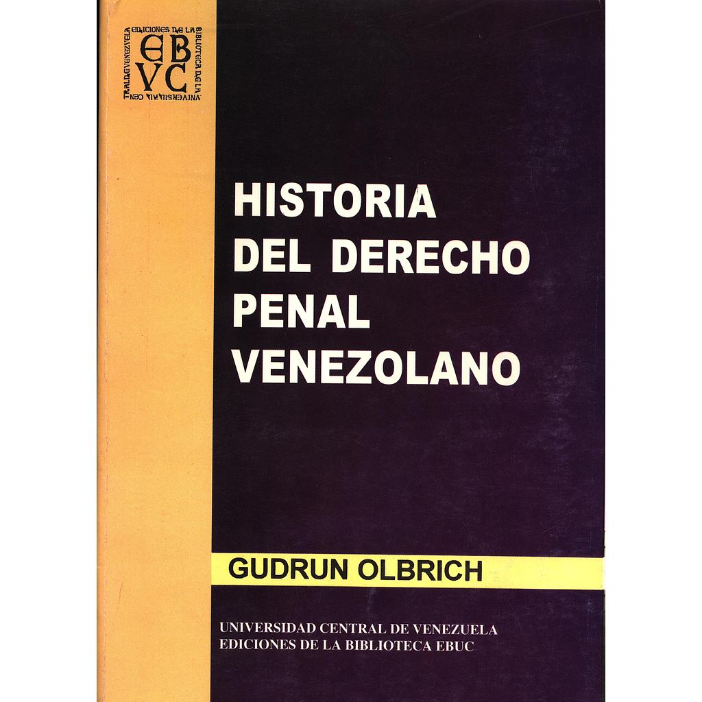 Historia del derecho penal venezolano