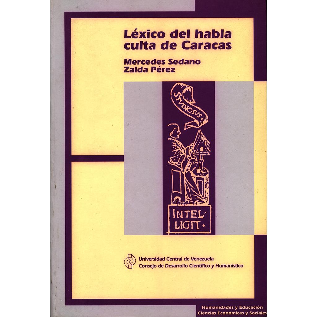 Léxico del habla culta de Caracas