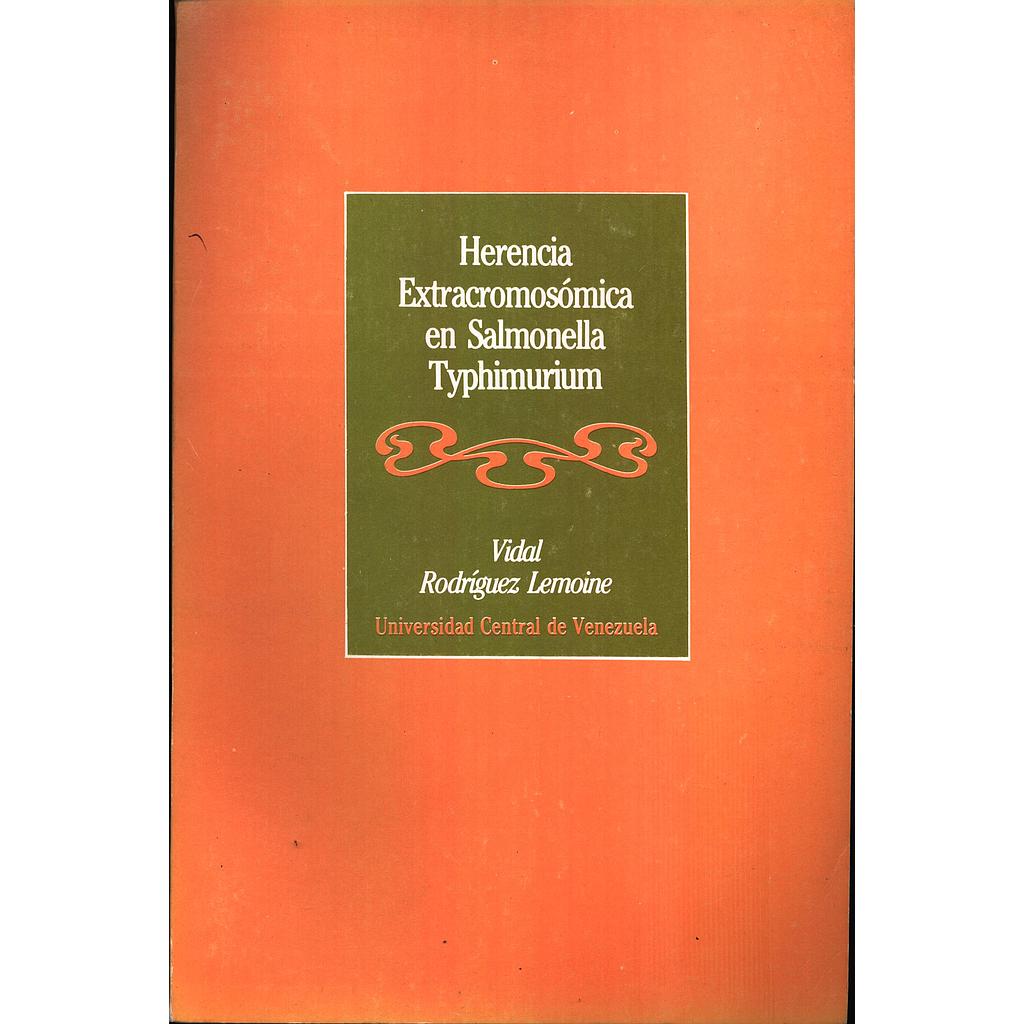 Herencia extracromosómica en Salmonella Typhimurium 