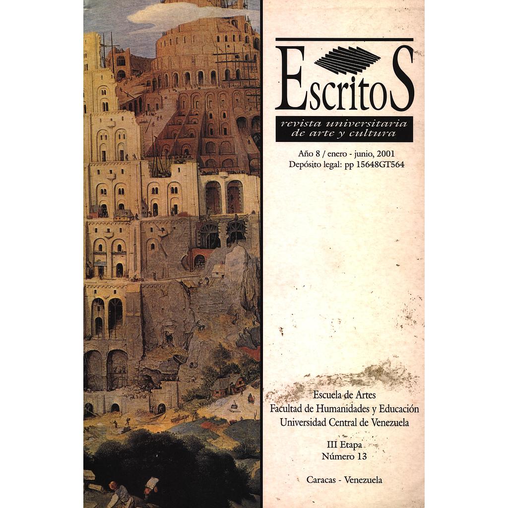 Revista Universitaria de Arte y Cultura. III etapa - N°13