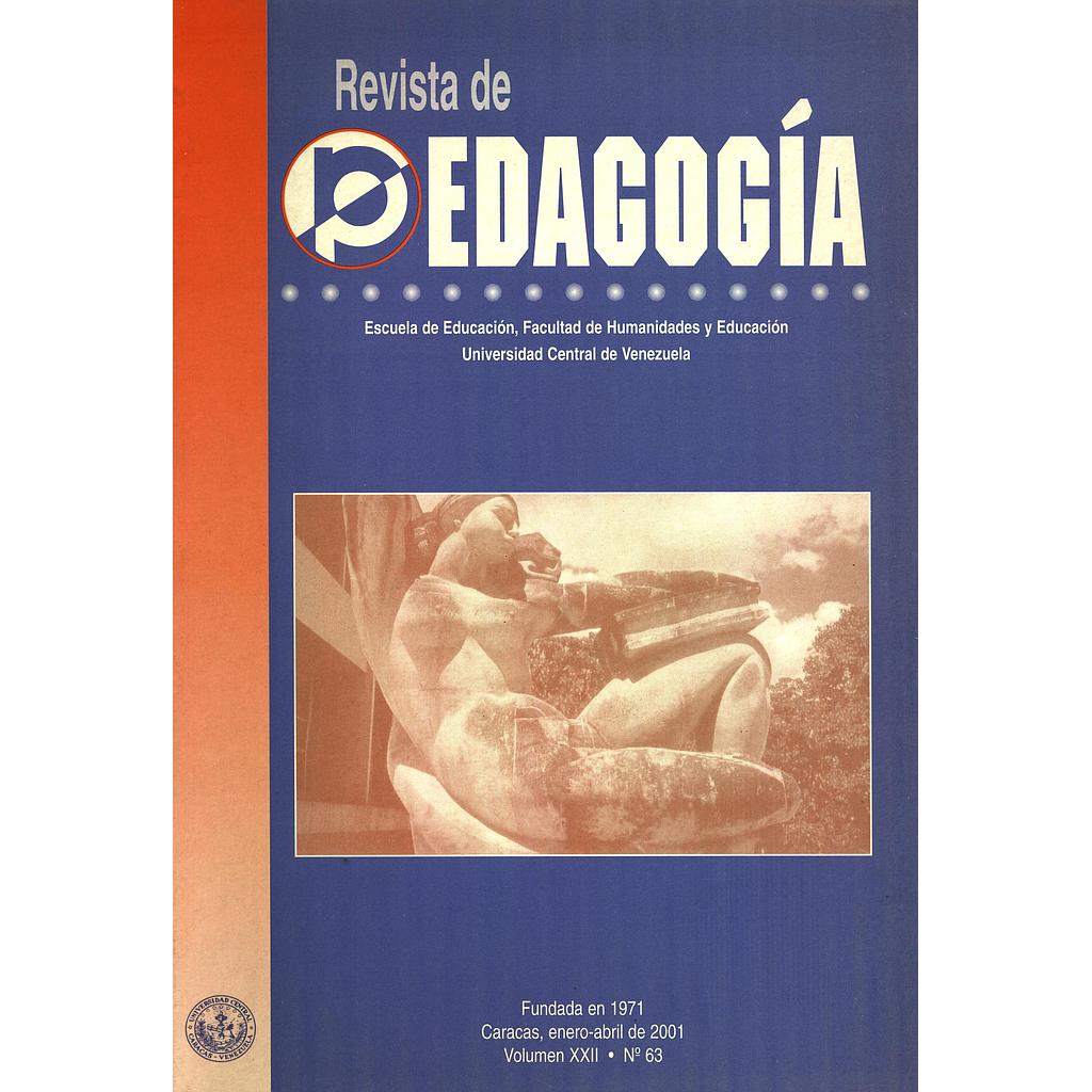 Revista de pedagogía N°63